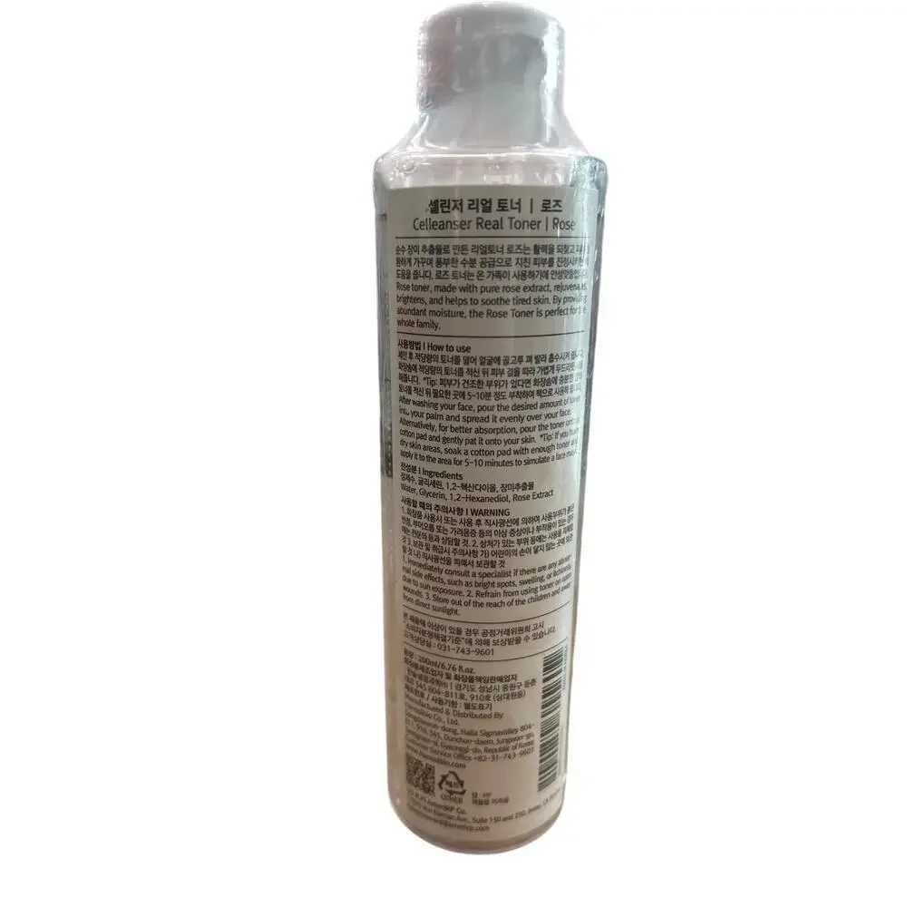 New Pure Rose🌹Toner Natural Ingredients Alcohol Free Soothe Hydrate 6.76oz